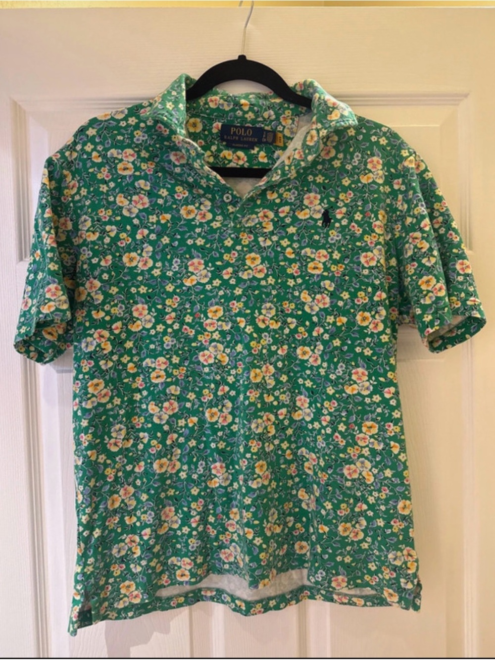 Polo by Ralph Lauren Green Floral Short-Sleeve Polo